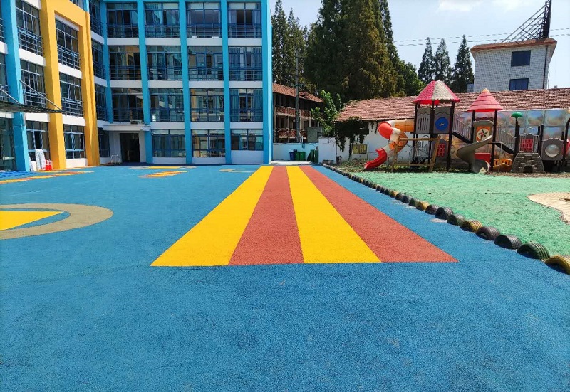 幼兒園塑膠跑道 幼兒園塑膠跑道